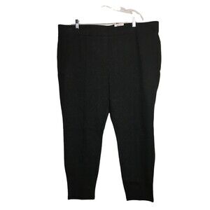 Style & Co Pants Women's Jeggings Plus Size 24W Dark Grey Pull On Pockets Skinny